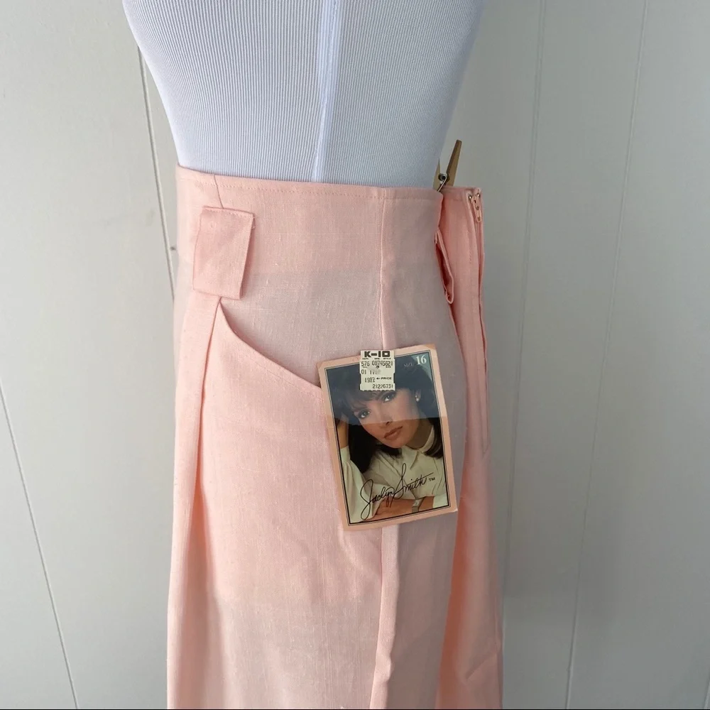 Vintage NWT Jacklyn Smith Pink Pencil Skirt sz. 16 - Picture 2 of 12